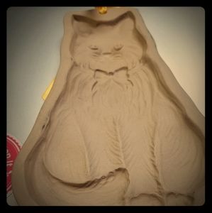 Stoneware Cookie Mold - Good Kitty